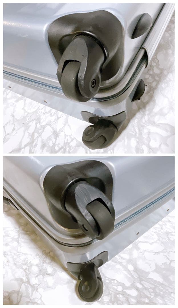 良品　大容量　ゼロハリバートン スーツケース 約73L ブルーグレー