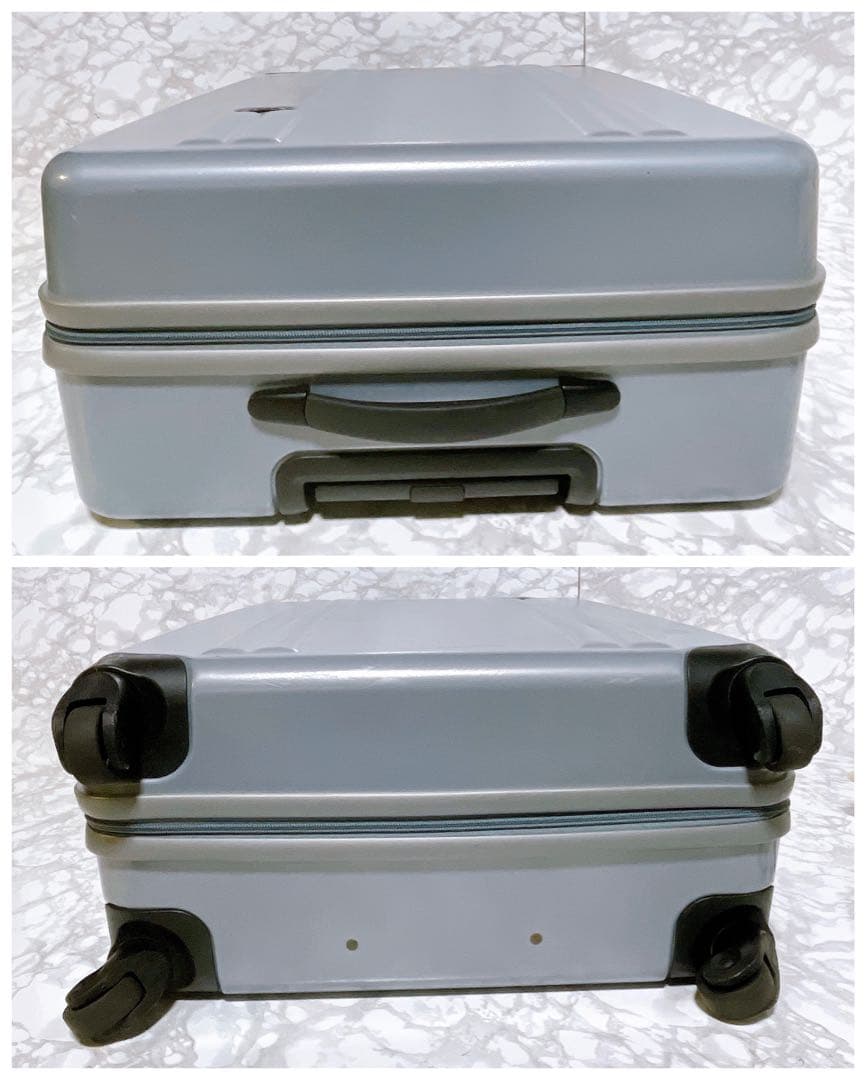 良品　大容量　ゼロハリバートン スーツケース 約73L ブルーグレー