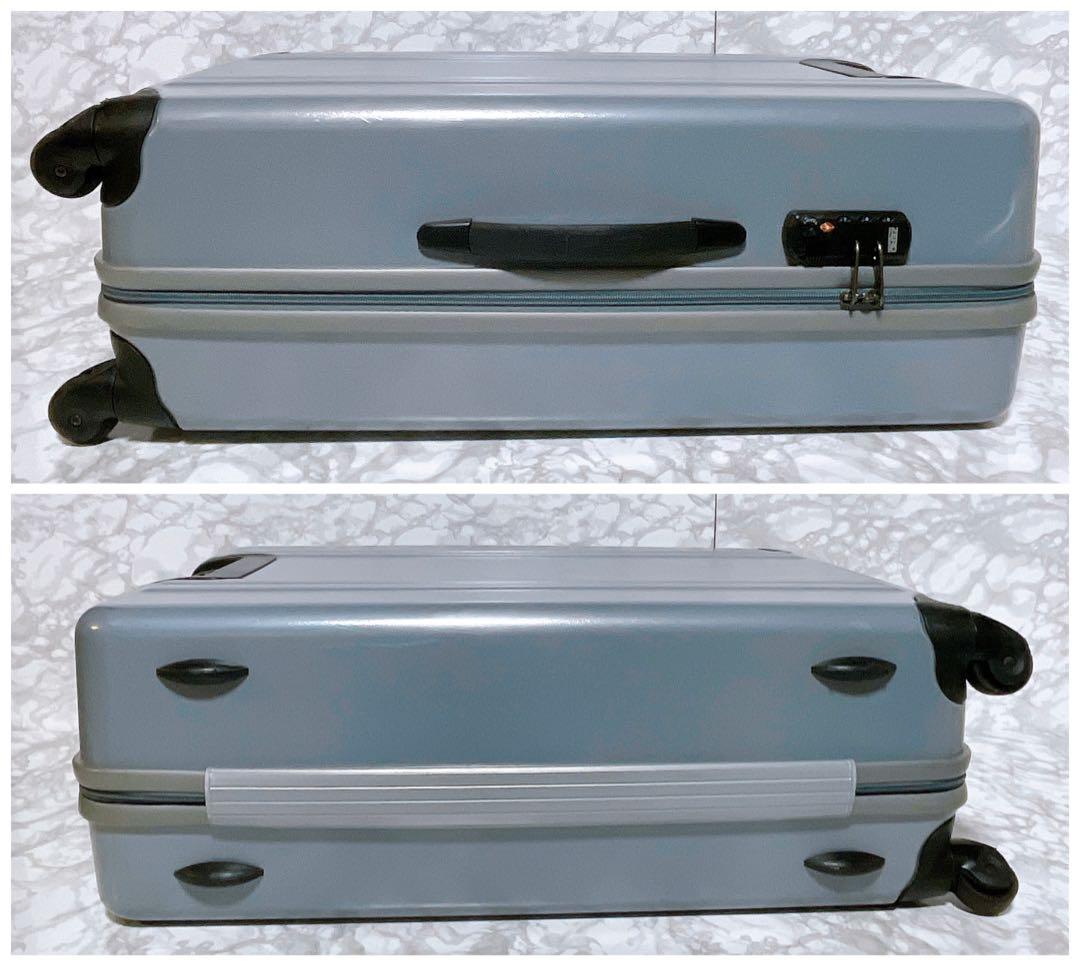良品　大容量　ゼロハリバートン スーツケース 約73L ブルーグレー