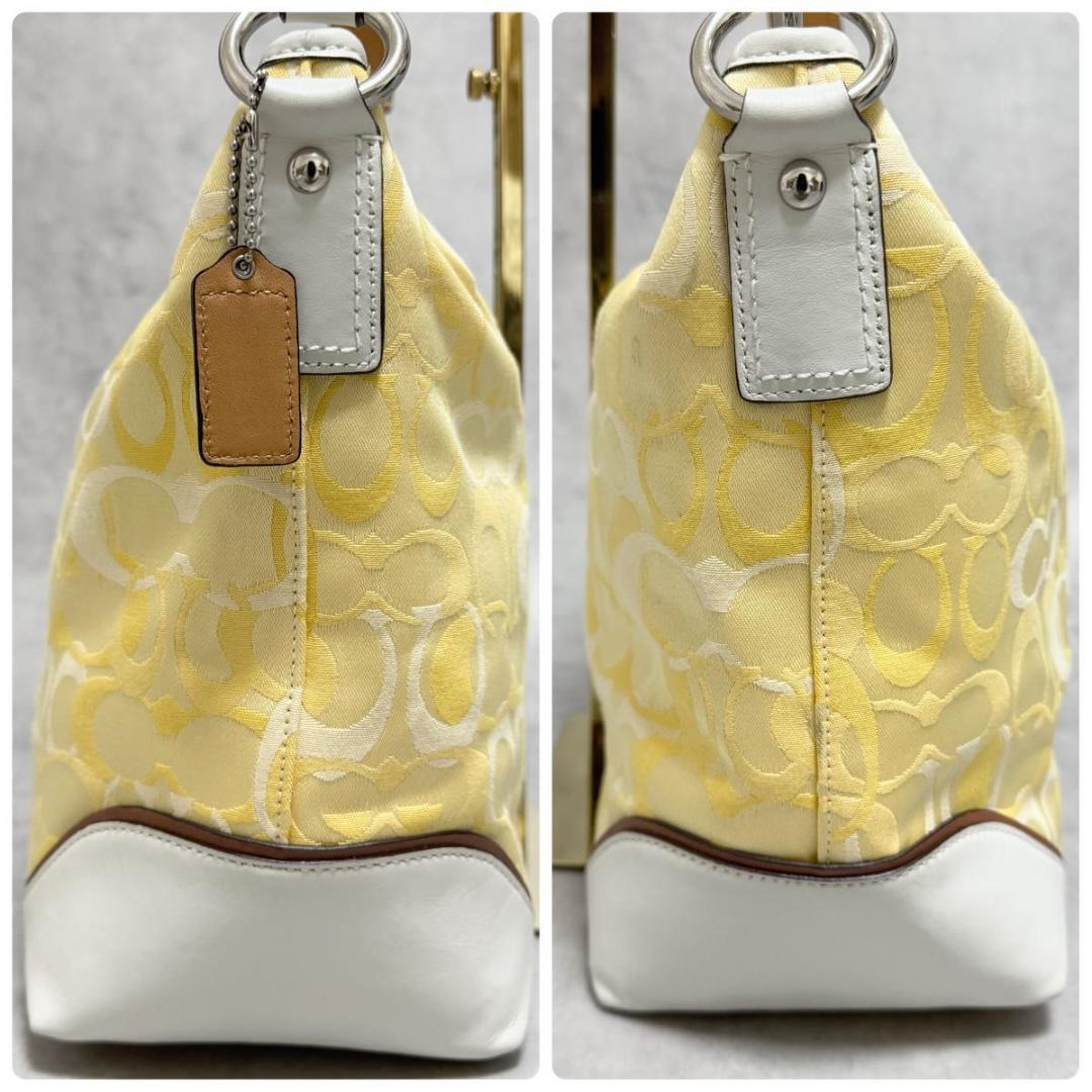 バッグ Rare COACH Yellow Signature One Shoulder