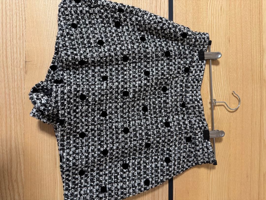 sheller シェリエ　ドットツイード　キュロット