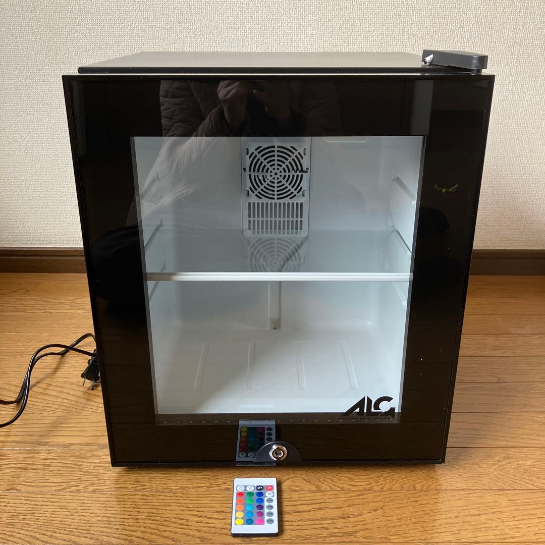 【未使用品】【リモコン付】LED内蔵ミニゲーミング冷蔵庫ALG-GMMFL30L