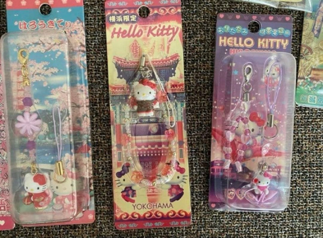 ハローキティ ストラップ ファスナーマスコット　20個　サンリオ　ご当地キティ