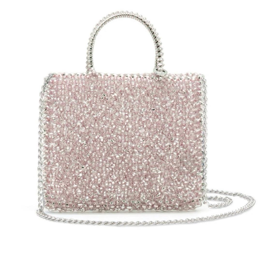 ANTEPRIMA スタンダード ミニアトゥーラ シルバー/パウダリーピンク