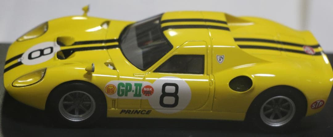 インターアライド製1/24プリンスＲ３８０黄１９６６日本ＧＰ生沢徹　 レジン製