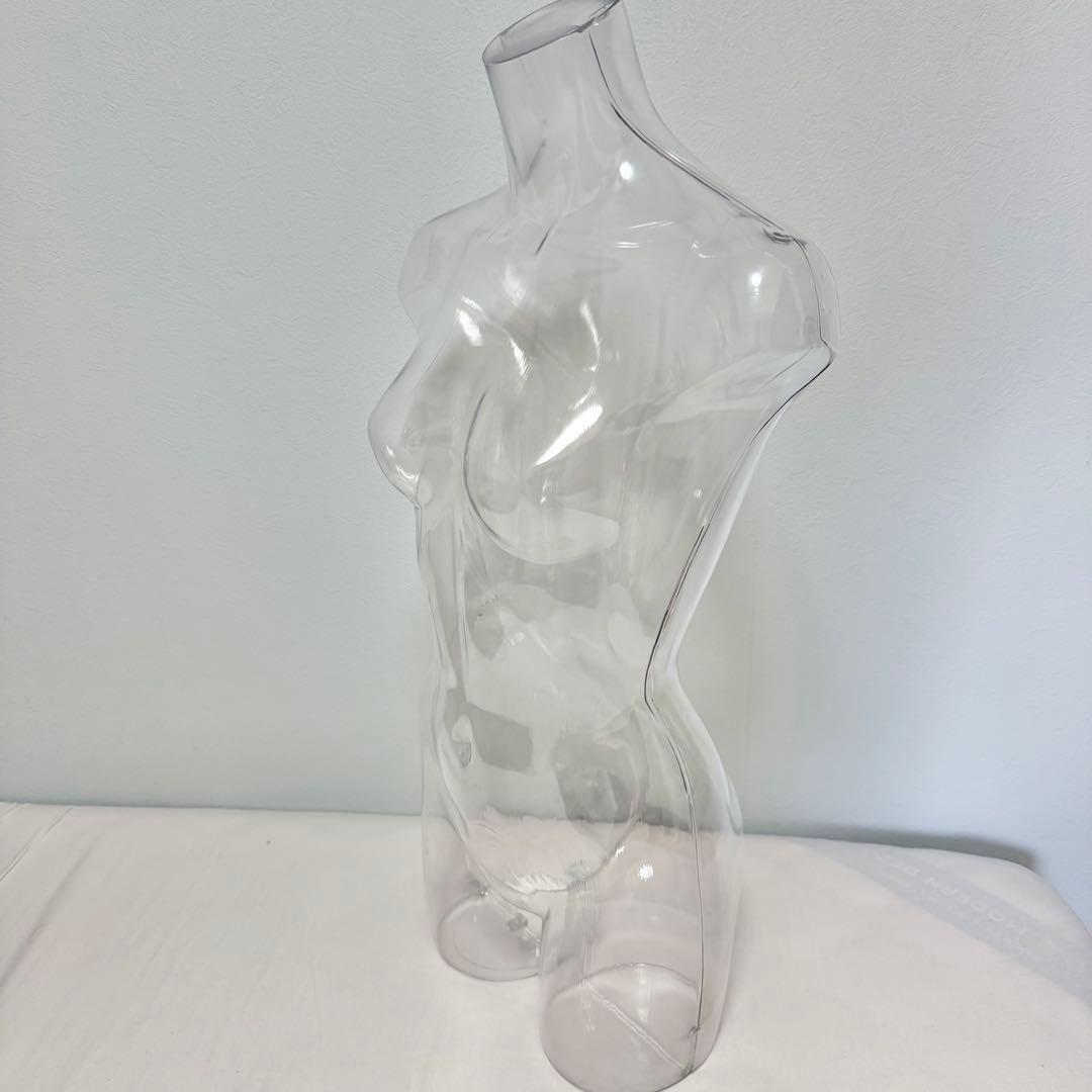 【希少】Rebody レディース トルソー 透明 クリア 樹脂製 15-3
