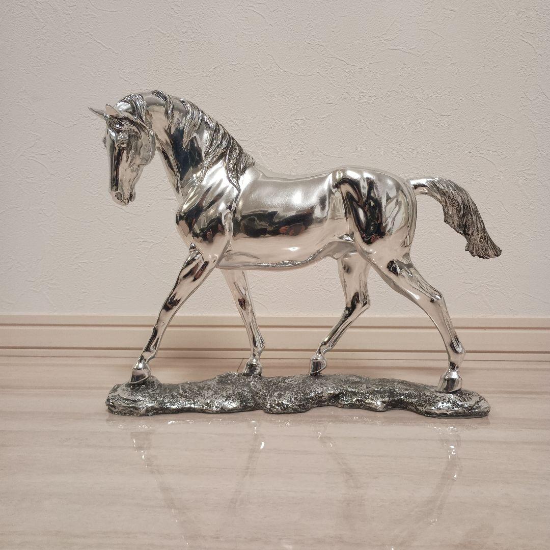 馬の置物　シルバー