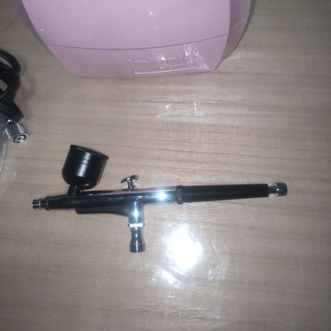 エアテックス　ＡＲＩＴＥＸ　の　リニアコンプレッサー　ミニモ新品エアブラシセット