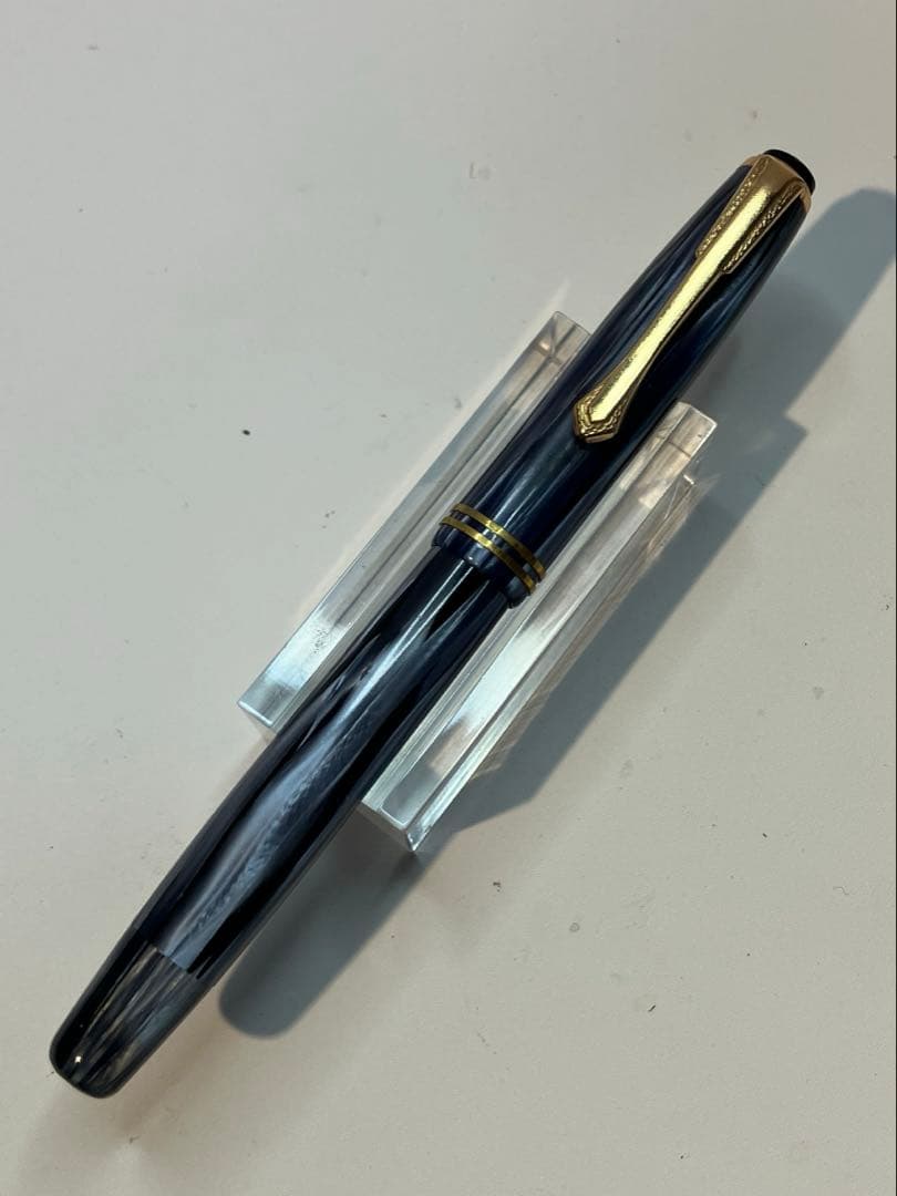 MERLIN　lady 万年筆　1950's ストライプ　EF　Ladyサイズ