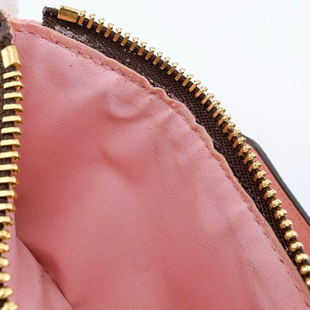 【美品】ルイヴィトン モノグラム ヴィクトリーヌ ローズバレリーヌ 三つ折り財布