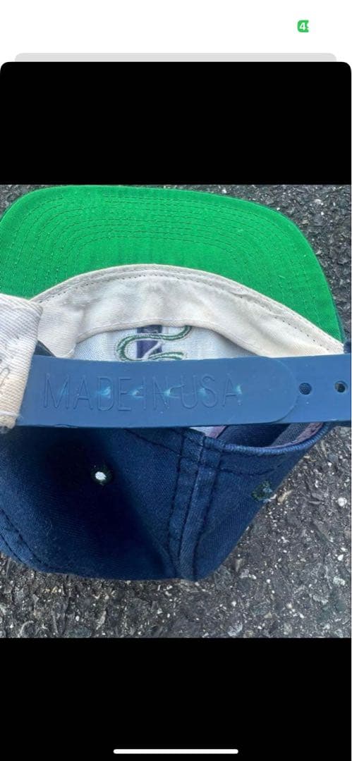 。*様 90's USA製　ステューシー　STUSSY 6パネル 2トーンキャ