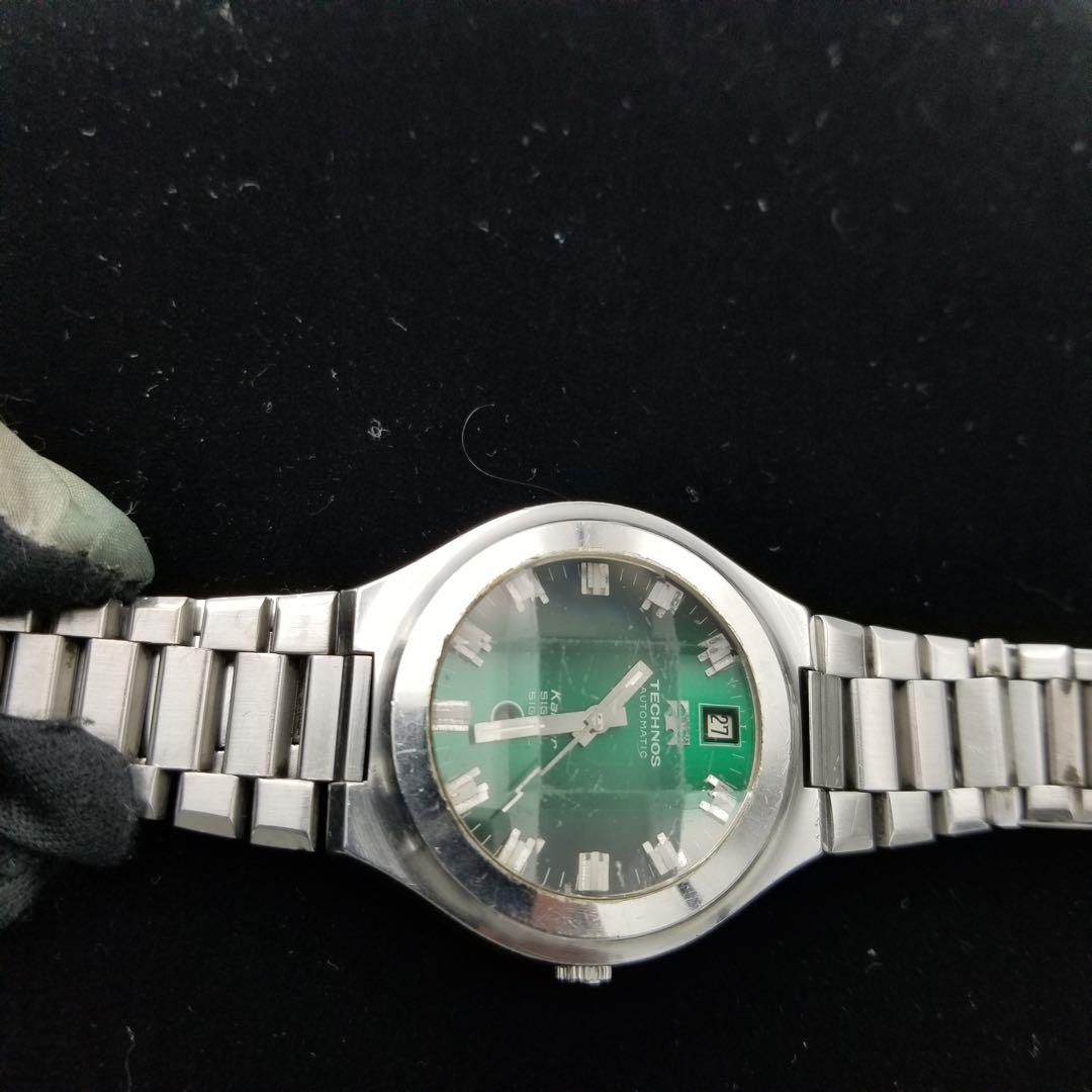 レア希少 70s TECHNOS Kaiser SIGNAL 純正ベルト 腕時計