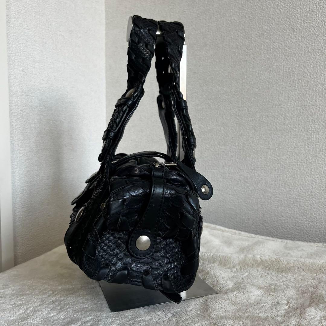 バッグ Chloe Silverado Leather Handbag Python