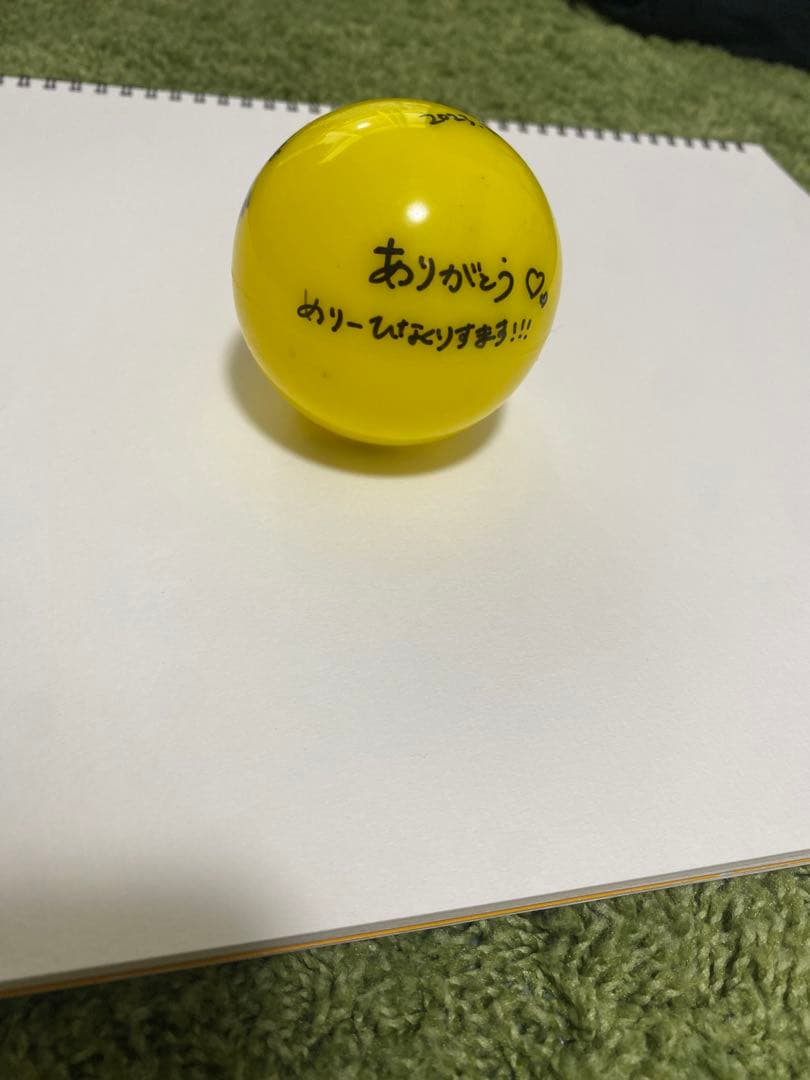 【激レア】日向坂46 潮紗理菜 卒業セレモニー 直筆サインボール
