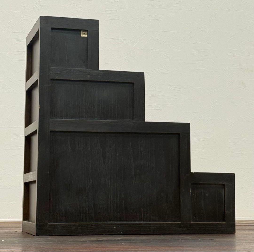 H19K25b アンティーク調 階段箪笥 4段