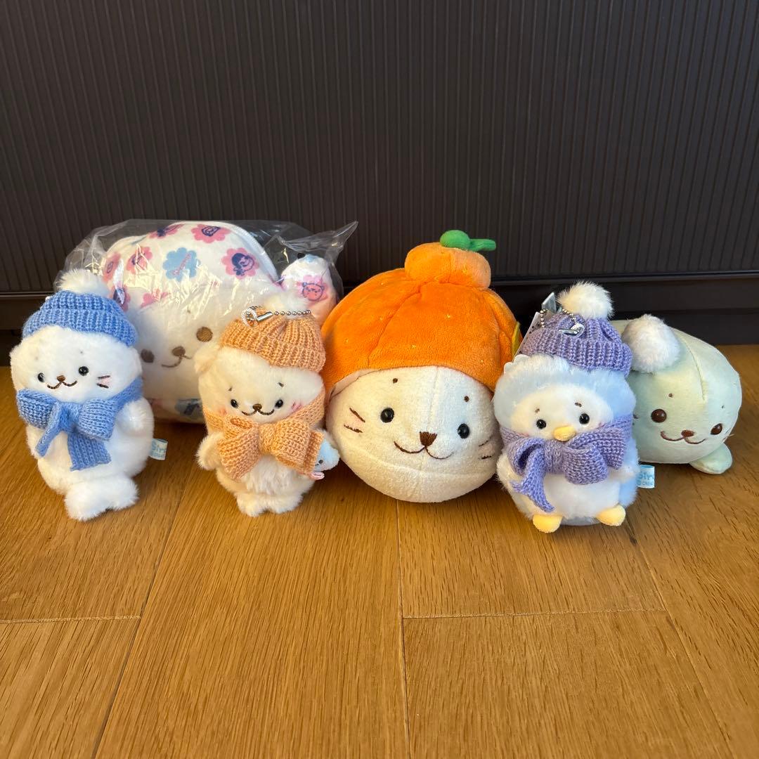 しろたん ぬいぐるみ まとめ売り 不二屋 シナモン サンリオ くじ コンビニ