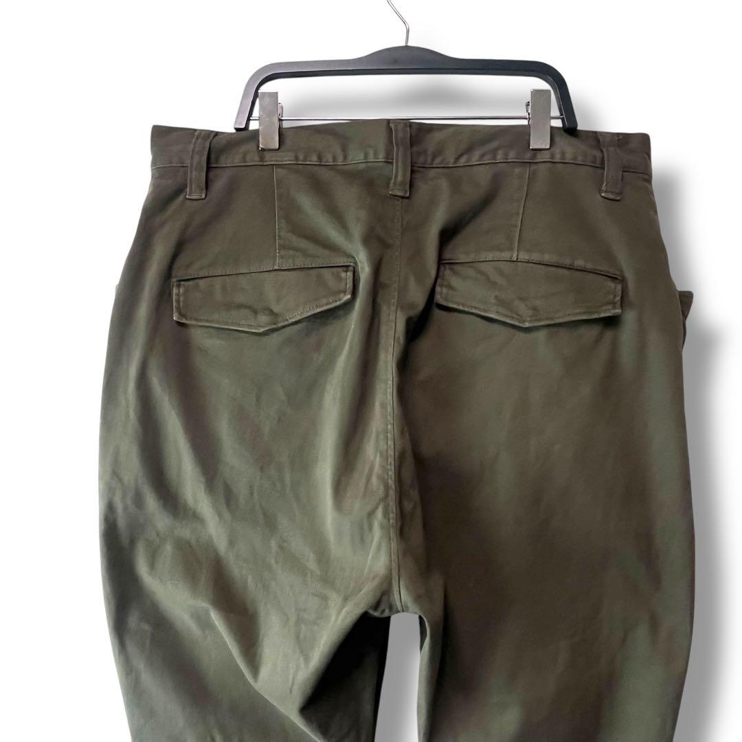 glamb シモンジョッパーズパンツ カーキ リブ切り替え サルエル