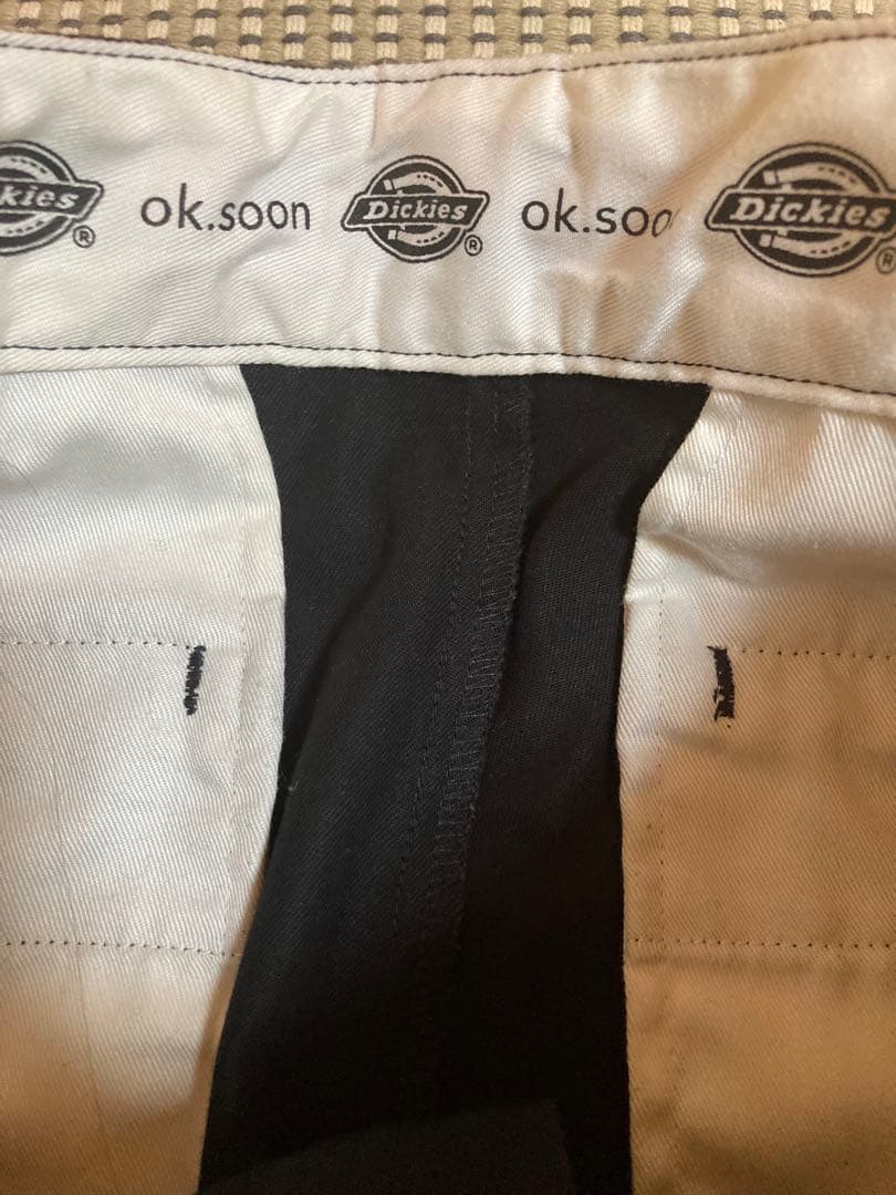オクスン　ok.soon×dickies コラボチノ［ワイド］ ブラック