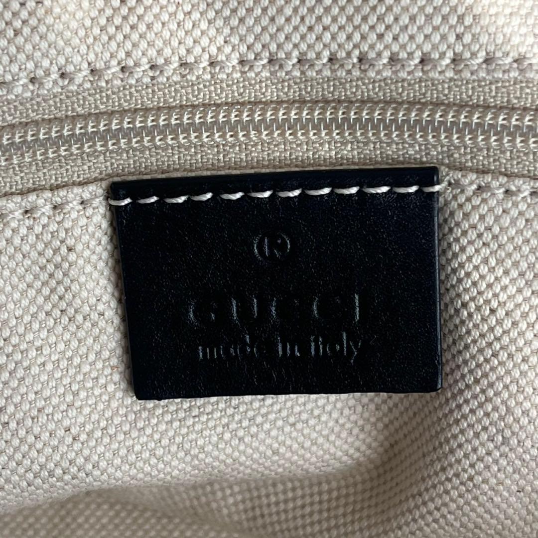 未使用保管品✨　GUCCI スーキー　ショルダーバッグ　GGキャンバス　黒