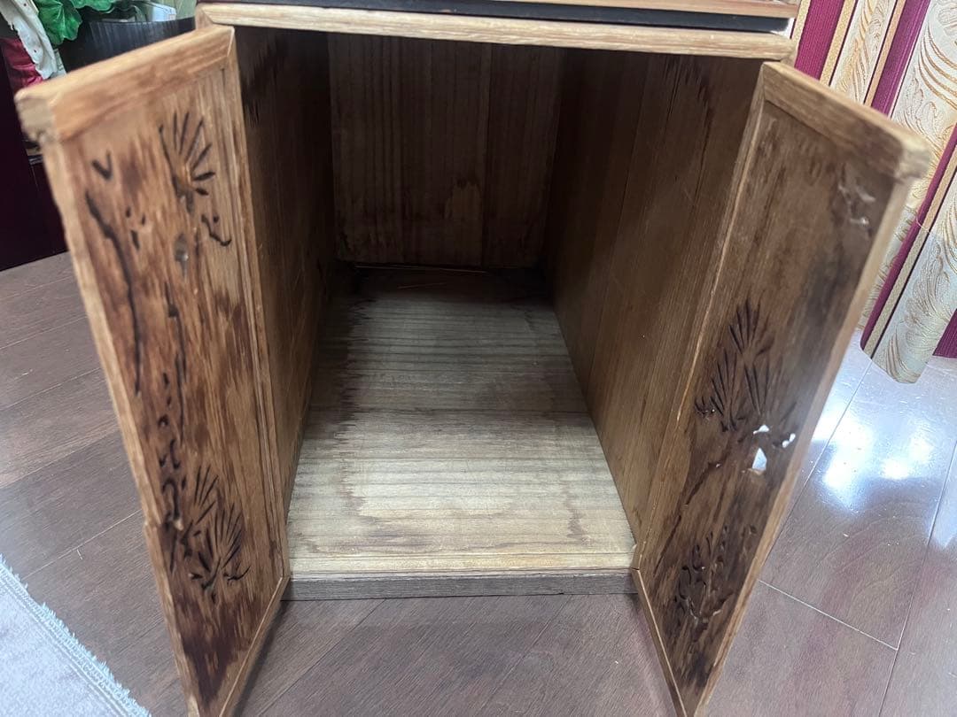 木製彫刻入り鳥かご3個セット