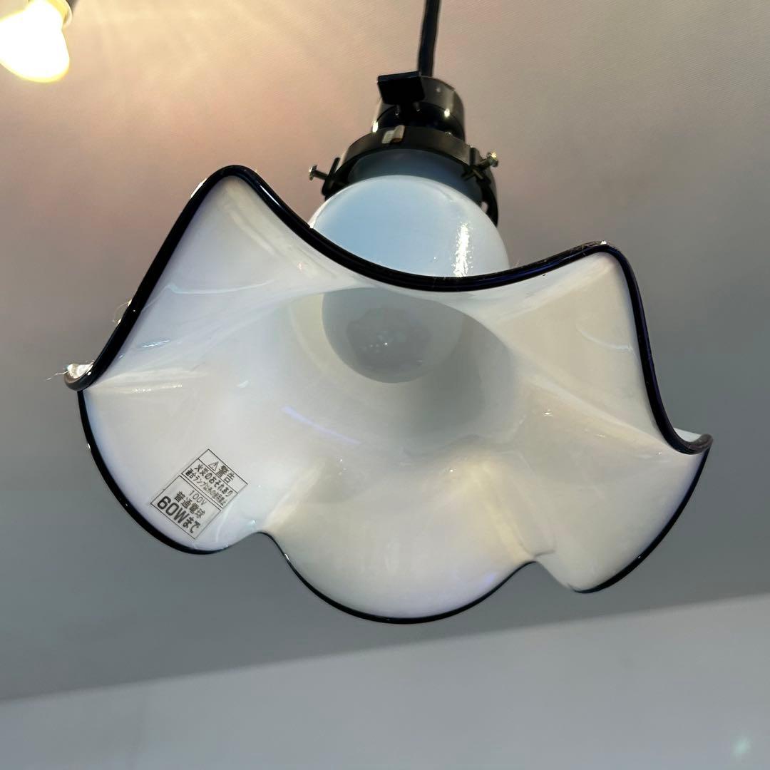 後藤照明　フリルエッジ ガラス ペンダントライト