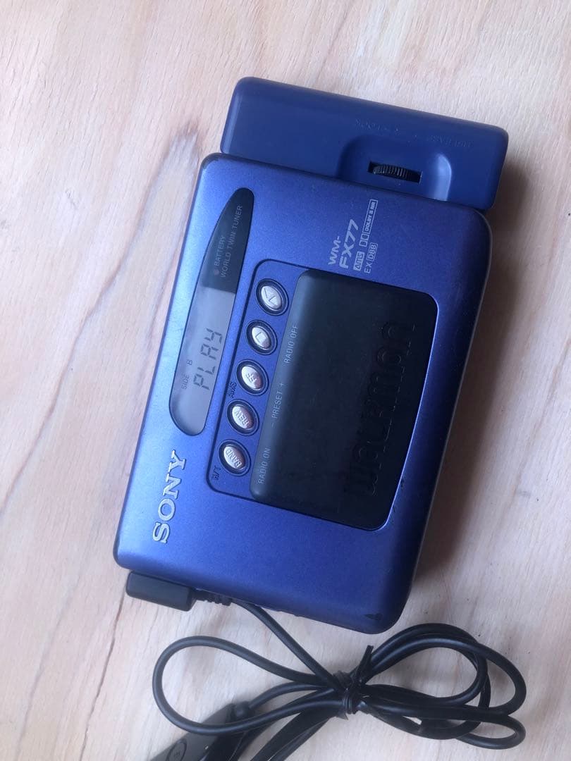 SONY ウォークマン WM-FX77 動作品