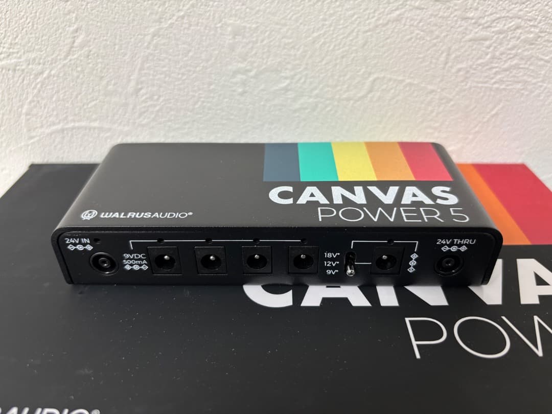 Walrus Audio Canvas Power 5 電源アダプター付属