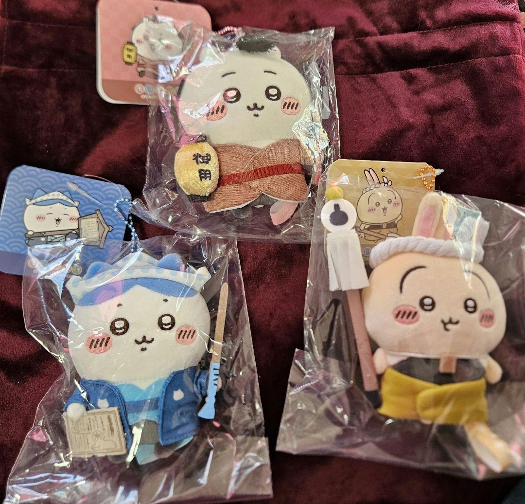 【新品・未開封、3点セット❗】ちいかわぽけっと 江戸なマスコット