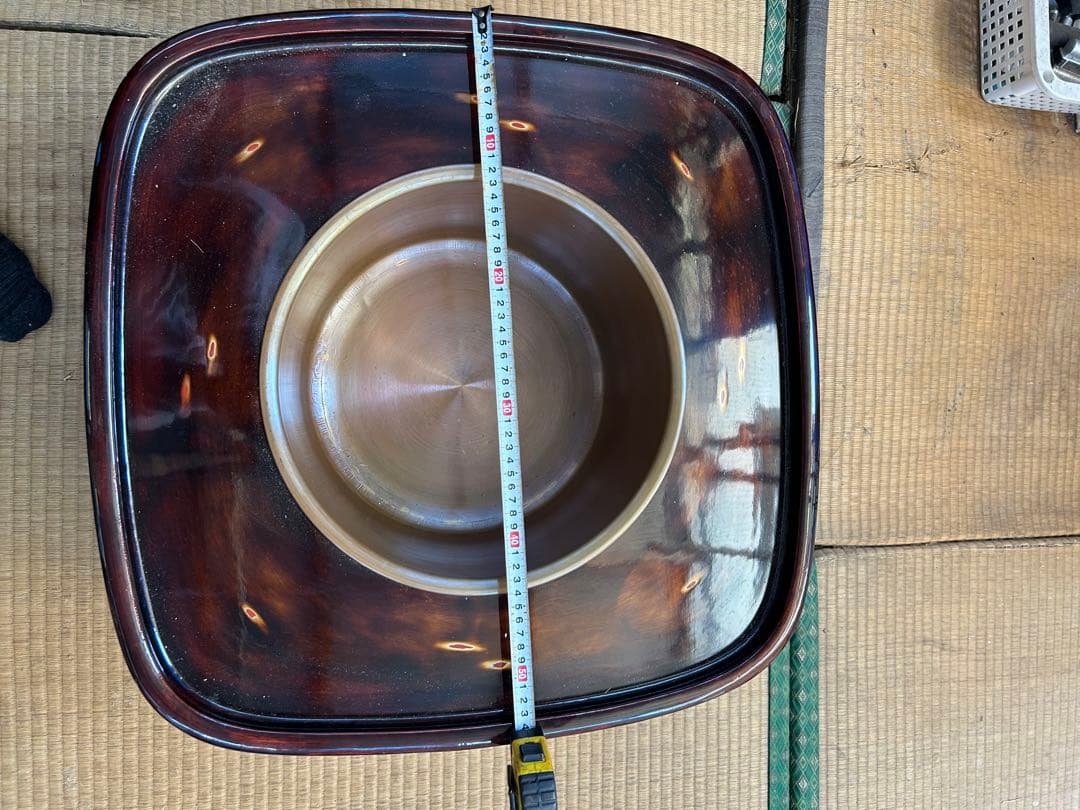 漆器 四角形 印籠 約30cm