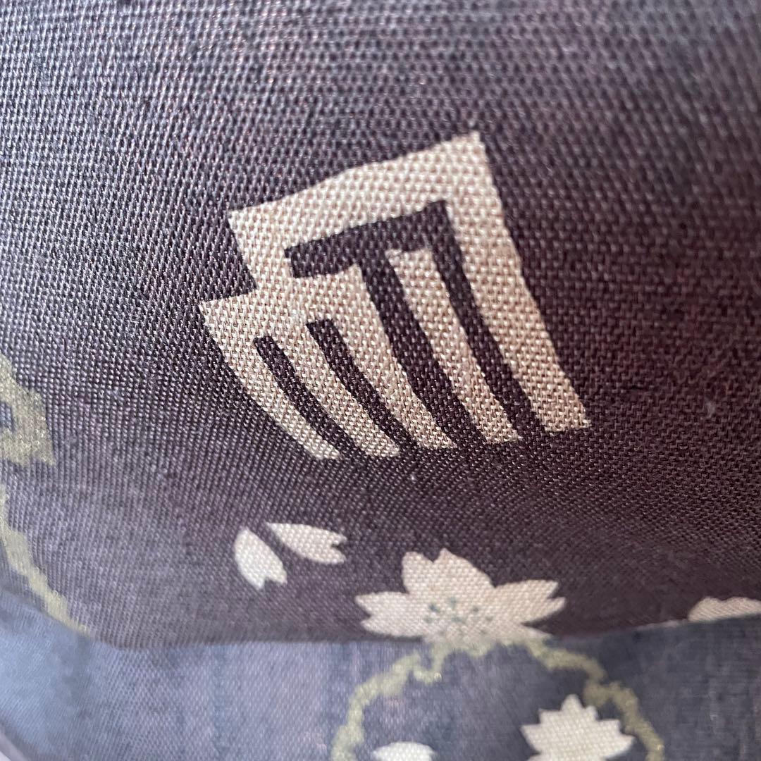 美しすぎるサフラン染め大島紬 銀通しぼかし付下げ 正絹着物