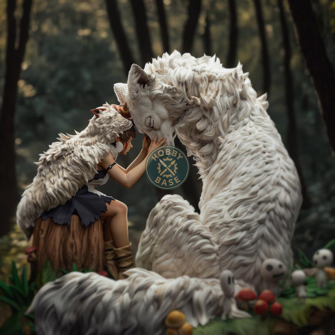 【限定1点】1/8 ガレージキット ジオラマ 未組立 レジン もののけ姫風