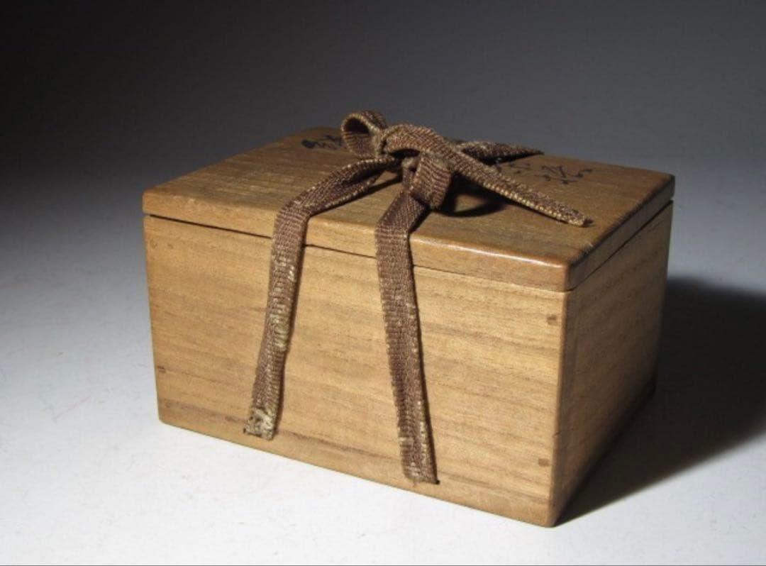 秦造六 純錫貨式茶托 五客 共箱 美しい造形の味わい深い逸品！7721