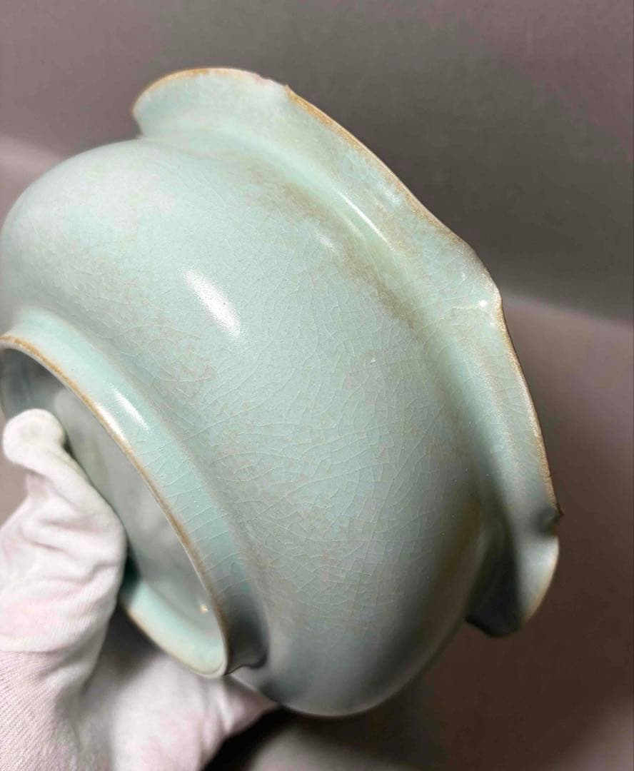 中国 輪花鉢（洗筆）　u6230920