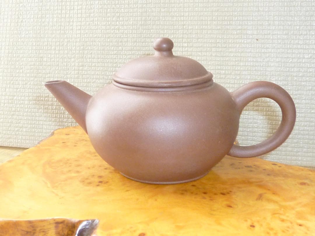 中国宣光 紫砂壷 朱泥 茶壺 急須 Teapot 中国茶 箱付 未使用新品