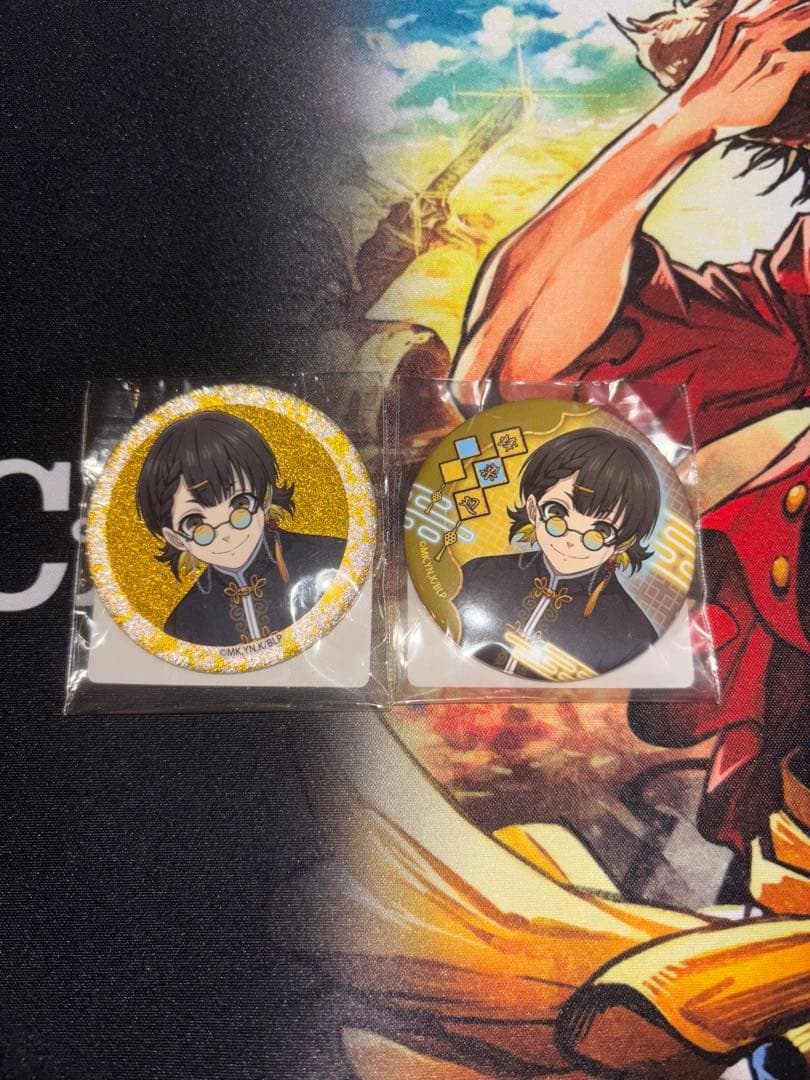 蜂楽廻　ドンキホーテ　缶バッジ　グリッター　2個セット