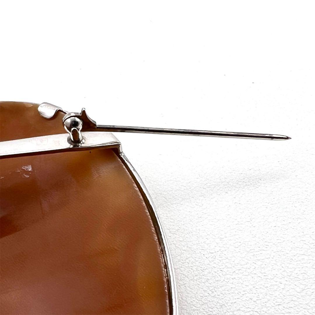 プラチナpm900 枠　K14WGブローチ　カメオ　パトリシア　パルラティ