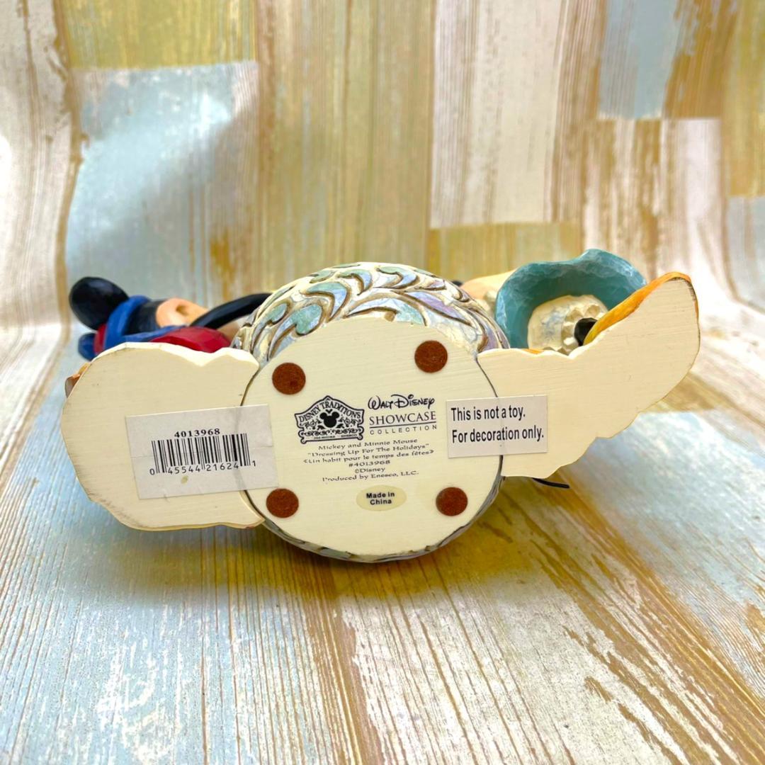 ミッキーマウス Mickey ミニーマウス 雪だるま クリスマス フィギュア