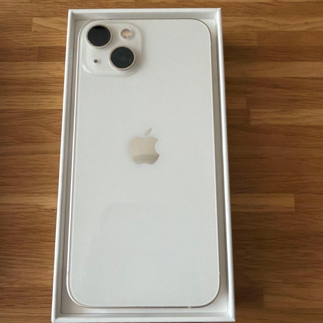 Apple iPhone 13 ホワイト スターライト　箱付き