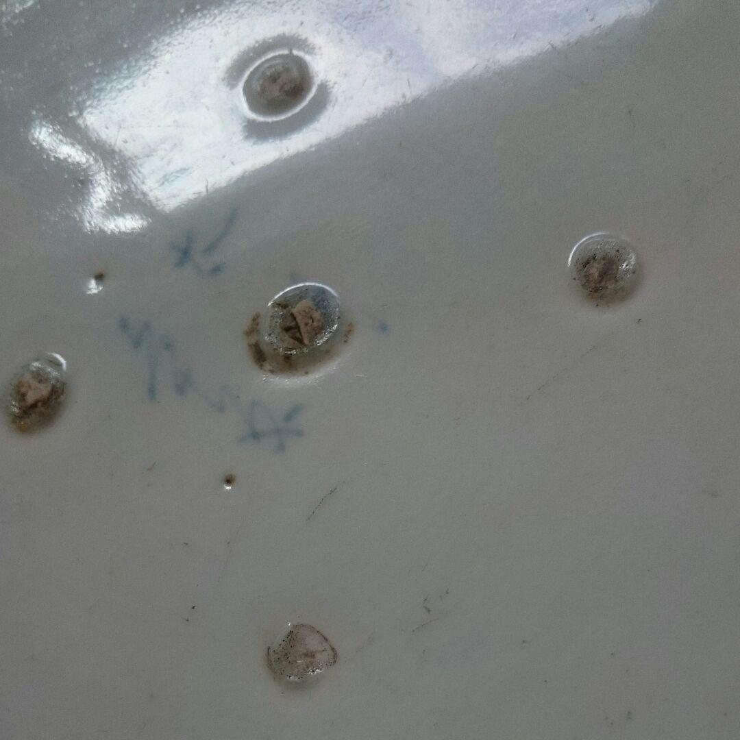 江戸期 古伊万里 大皿 (牡丹の図)