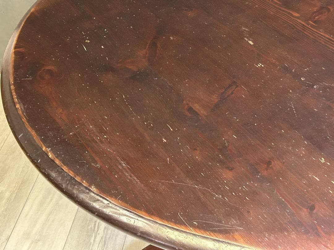 ビンテージ　丸テーブル　センターテーブル　カフェテーブル　コーヒーテーブル　IR