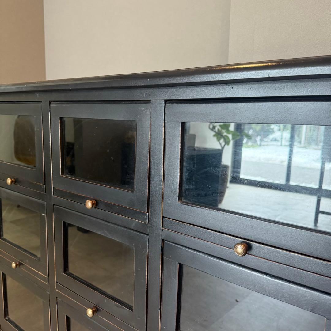 アンティーク調 シューズラック カウンター 店舗カウンター