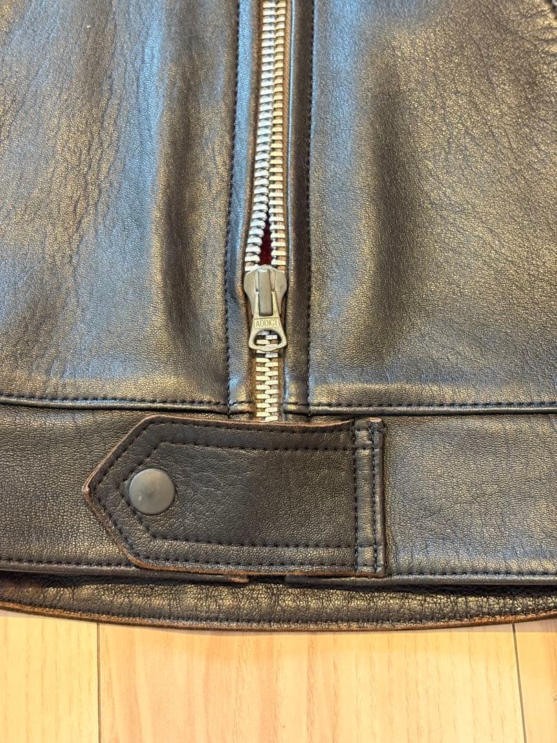 Addict Clothes シングルライダースジャケット 36 ブラック