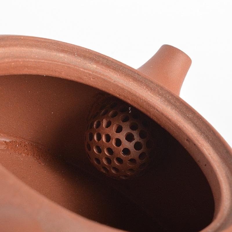 中国　紫砂　朱泥　急須　茶壷　在銘　C　R6125