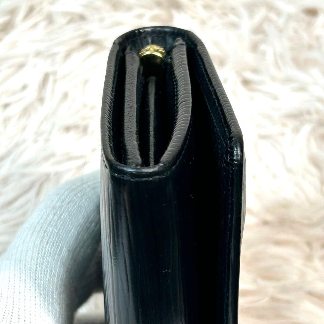 ルイヴィトン　エピ　ポルトモネビエ・トレゾール　ノワール　ブラック