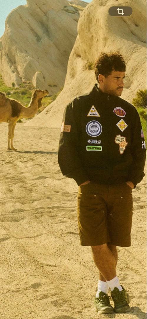 新品 HUF x LAND CRUISER ボンバージャケット　Lサイズ