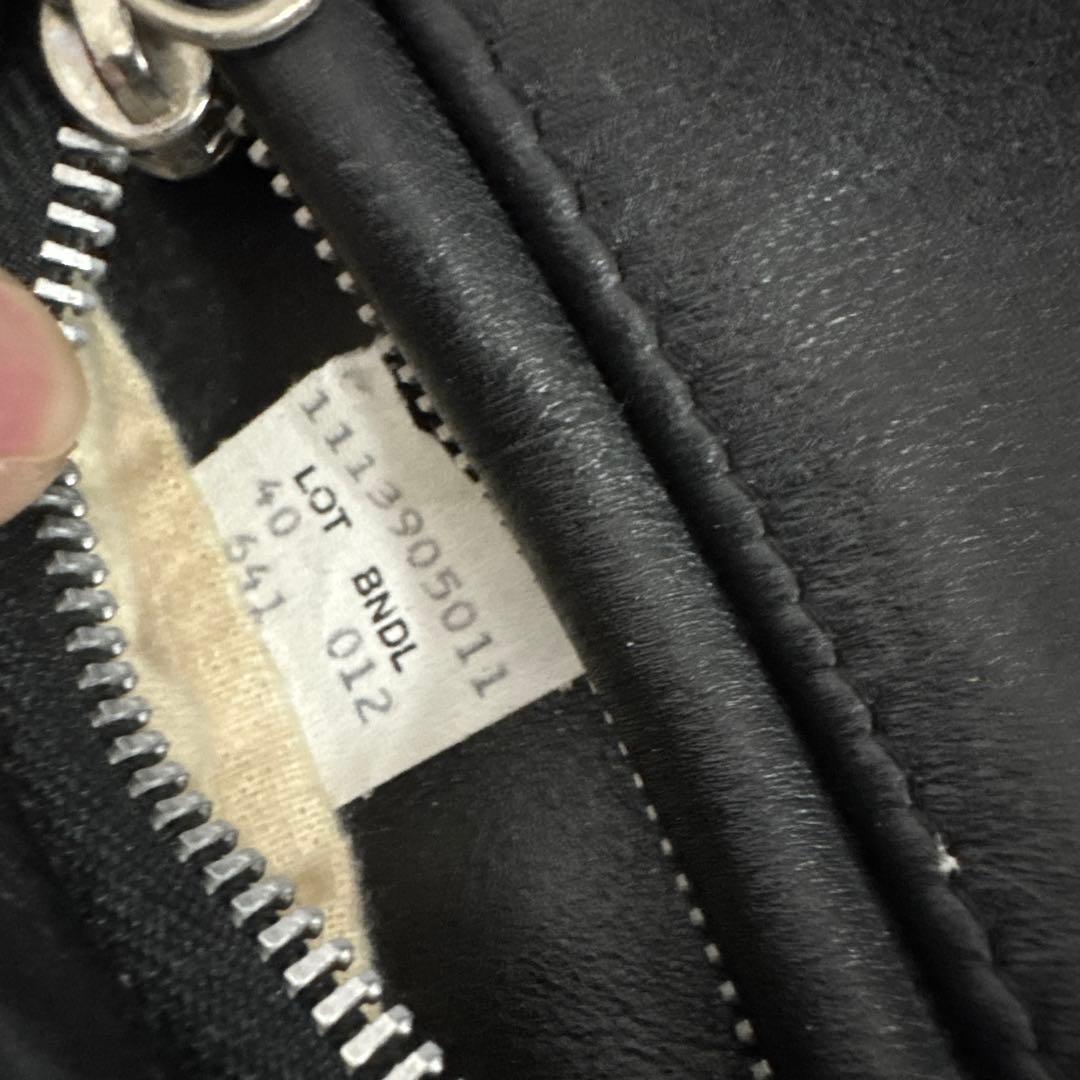 【よしたつ】schott 641 レザージャケット　シングルライダース40