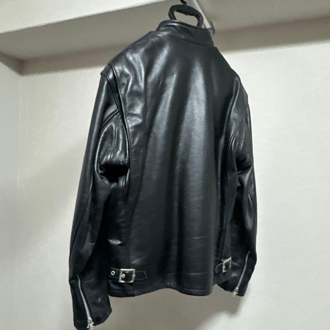 【よしたつ】schott 641 レザージャケット　シングルライダース40
