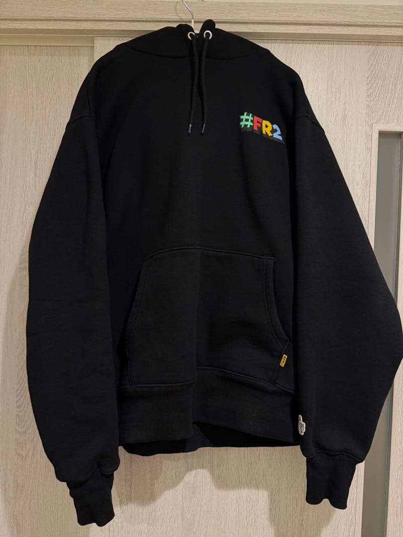 Fxxking Rabbits ブラックパーカー #FR2 マリオ柄