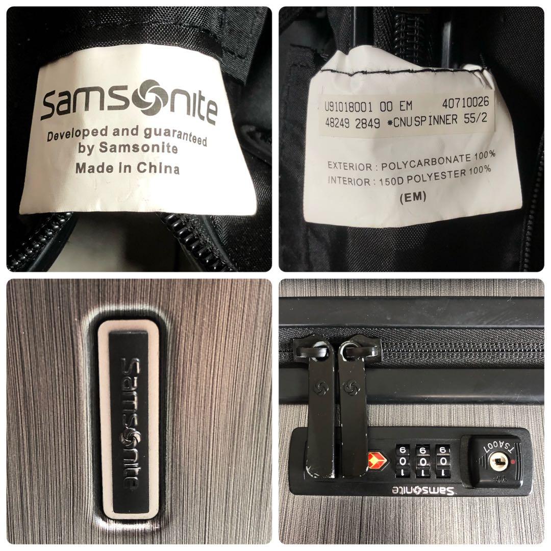 サムソナイト　INOVA　スーツケース　ブラック　軽量　機内持ち込みサイズ