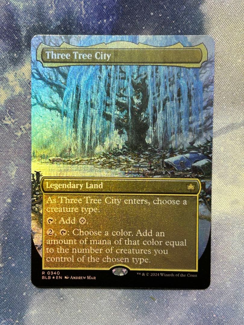 MTG 三本木市/Three Tree City foil 英語　ボーダーレス